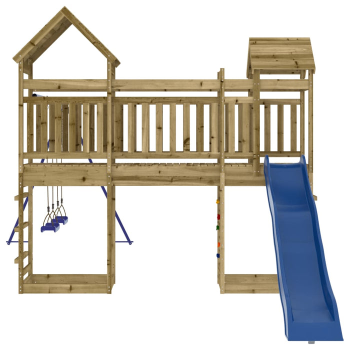 Set de joacă pentru exterior, lemn de pin impregnat - WALTI WALTI