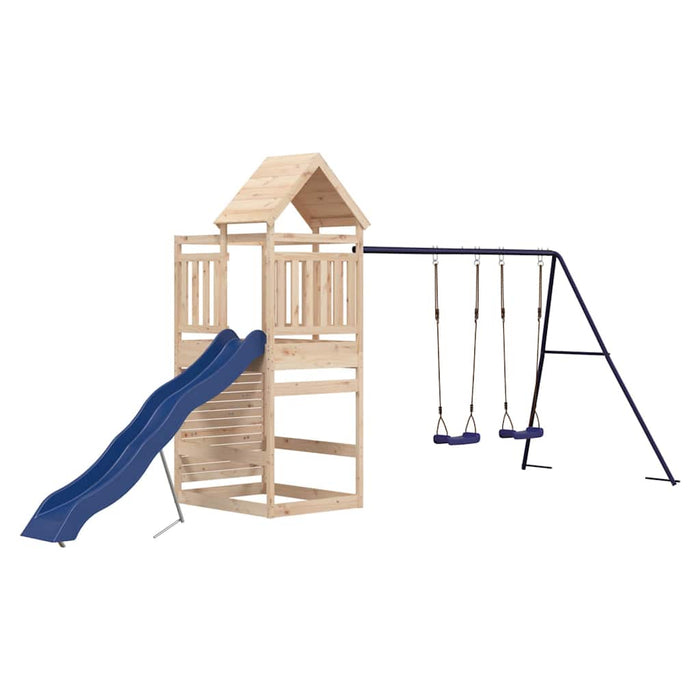 Set de joacă pentru exterior, lemn masiv de pin - WALTI WALTI