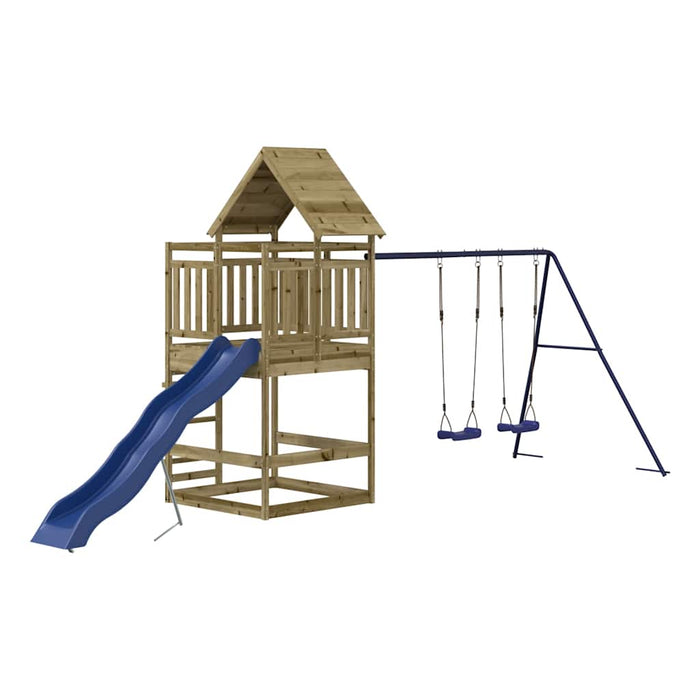 Set de joacă pentru exterior, lemn de pin impregnat - WALTI WALTI