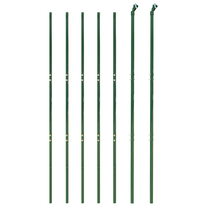 Gard plasă de sârmă, verde, 2x10 m, oțel galvanizat WALTI