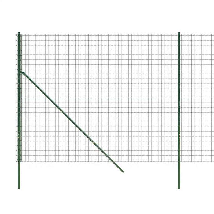 Gard plasă de sârmă, verde, 1,4x25 m, oțel galvanizat WALTI