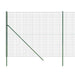 Gard plasă de sârmă, verde, 1,6x25 m, oțel galvanizat - WALTI WALTI