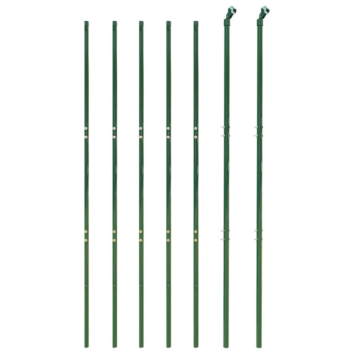Gard plasă de sârmă, verde, 2x10 m, oțel galvanizat WALTI