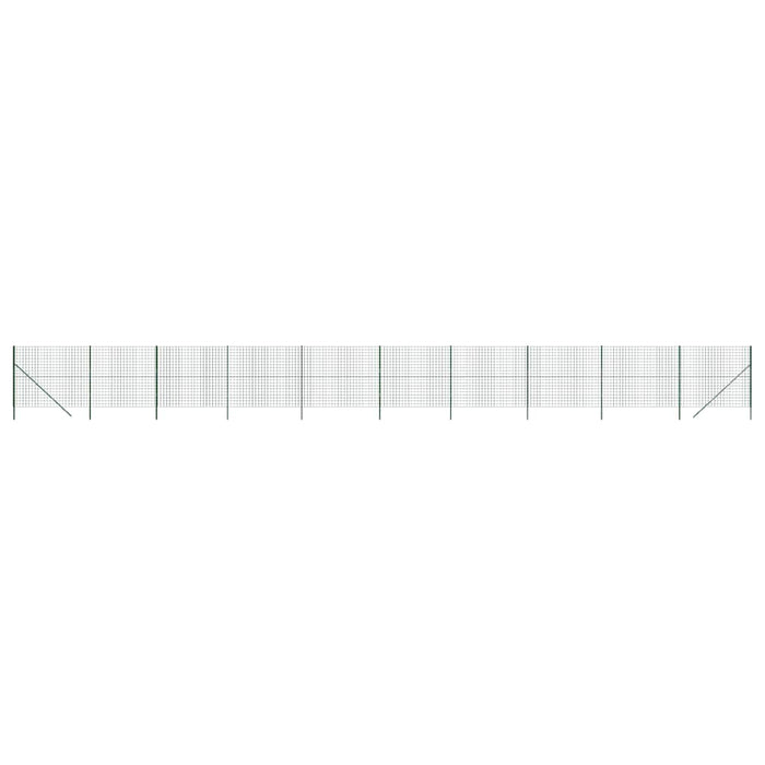 Gard plasă de sârmă, verde, 1,8x25 m, oțel galvanizat - WALTI WALTI