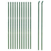 Gard plasă de sârmă, verde, 2x25 m, oțel galvanizat - WALTI WALTI