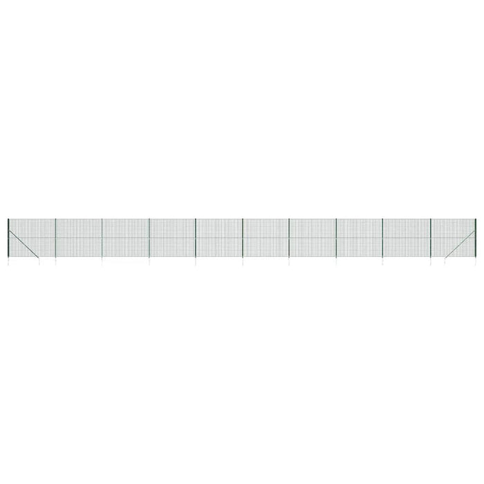 Gard plasă de sârmă cu țăruși de fixare, verde, 1,8x25 m - WALTI WALTI
