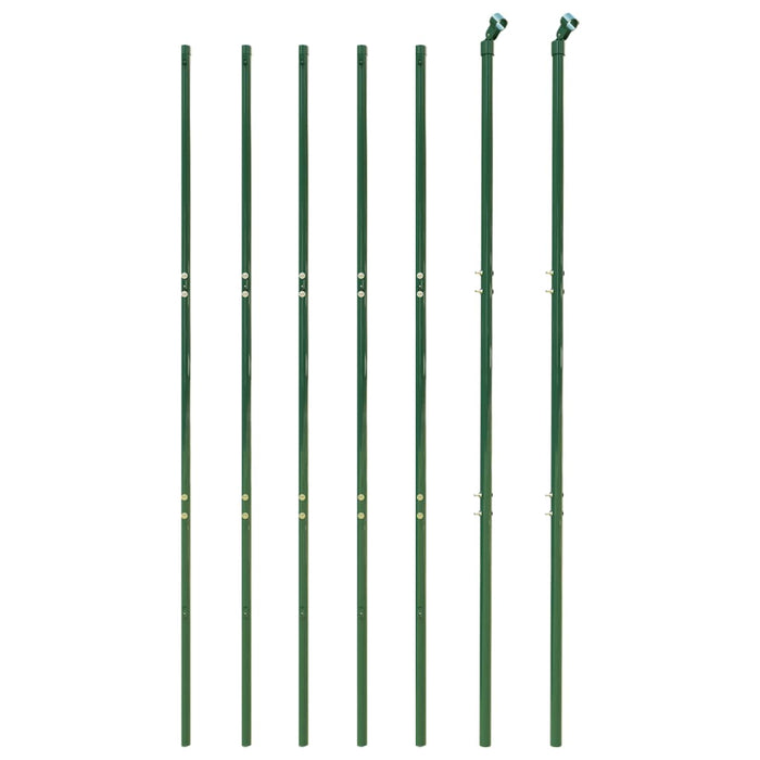 Gard plasă de sârmă cu țăruși de fixare, verde, 1,4x10 m WALTI