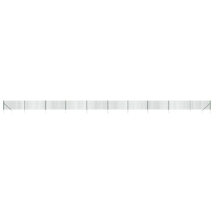 Gard plasă de sârmă cu țăruși de fixare, verde, 1,1x25 m - WALTI WALTI