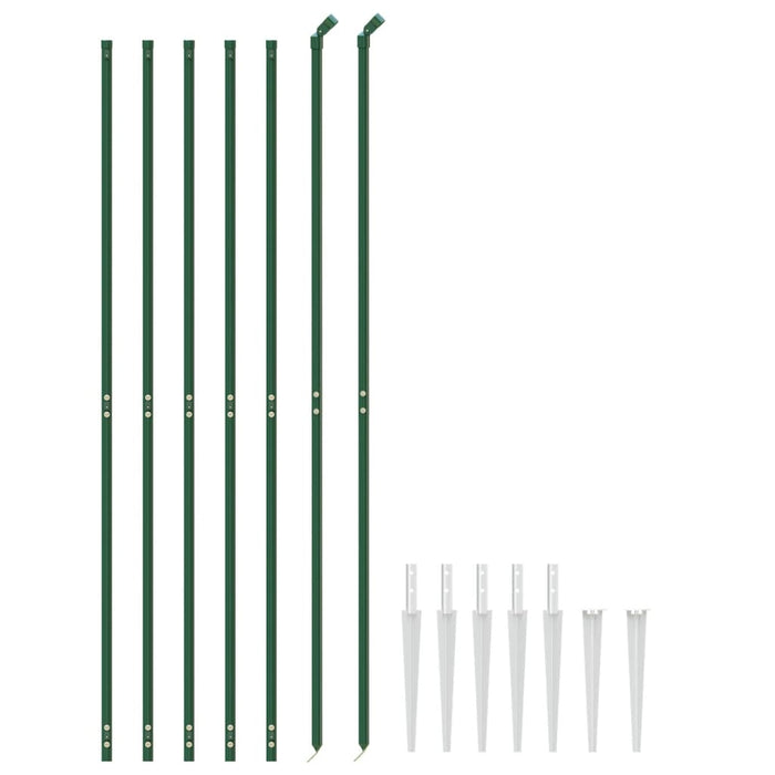 Gard plasă de sârmă cu țăruși de fixare, verde, 2,2x10 m - WALTI WALTI