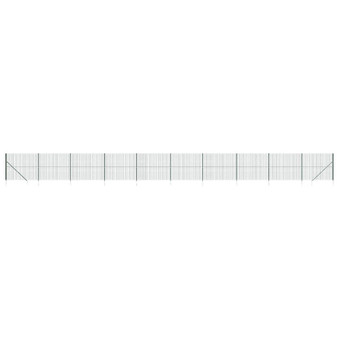 Gard plasă de sârmă cu țăruși de fixare, verde, 1,8x25 m WALTI