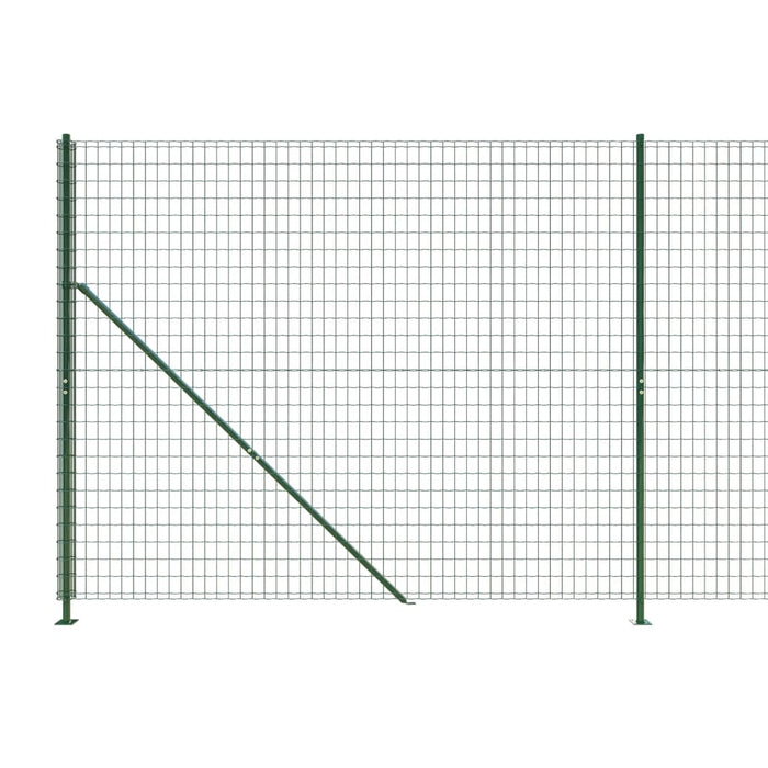Gard plasă de sârmă cu bordură, verde, 1,4x10 m - WALTI WALTI