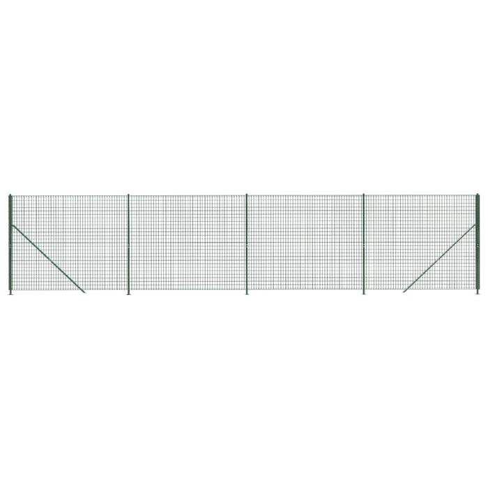 Gard plasă de sârmă cu bordură, verde, 1,6x10 m - WALTI WALTI