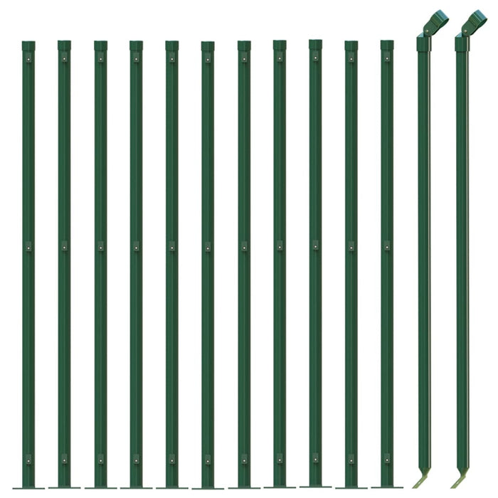 Gard plasă de sârmă cu bordură, verde, 0,8x25 m - WALTI WALTI