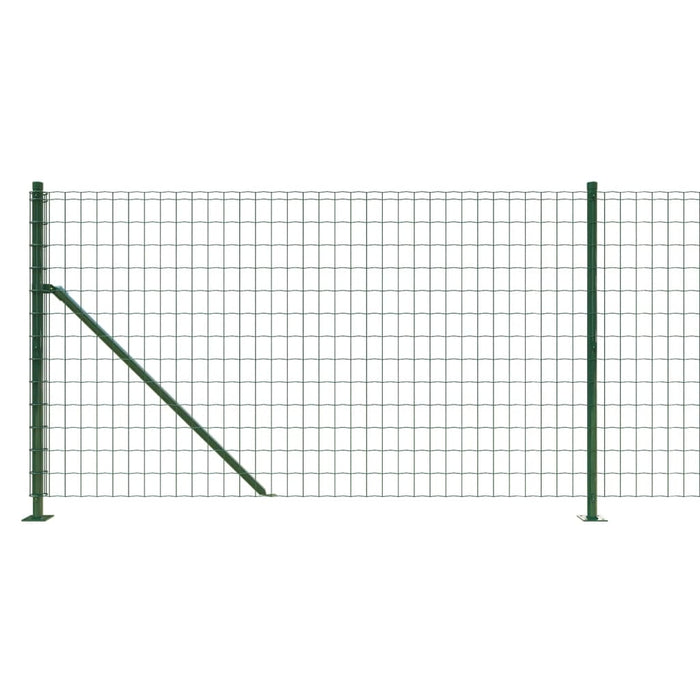 Gard plasă de sârmă cu bordură, verde, 1,1x25 m - WALTI WALTI