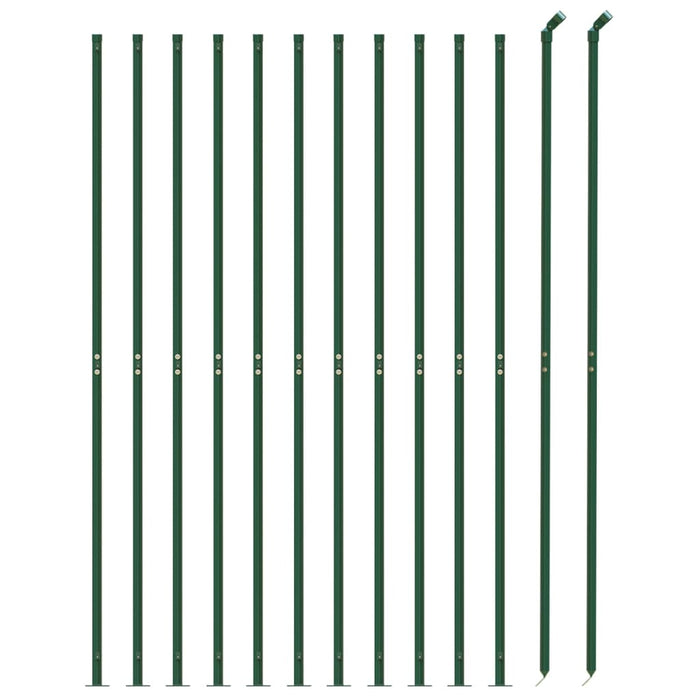 Gard plasă de sârmă cu bordură, verde, 1,6x25 m - WALTI WALTI