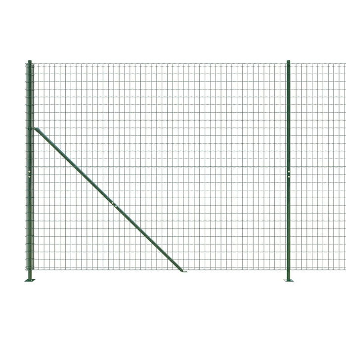 Gard plasă de sârmă cu bordură, verde, 1,6x25 m - WALTI WALTI