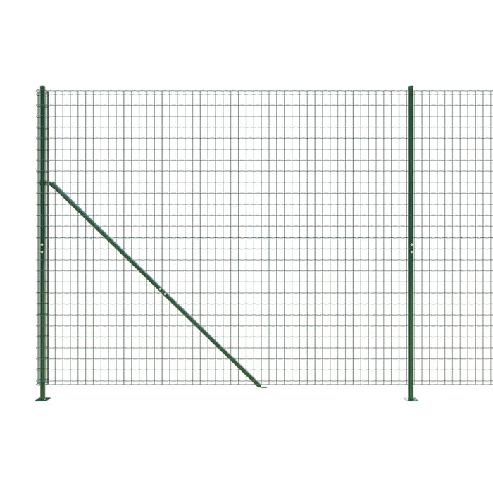Gard plasă de sârmă cu bordură, verde, 1,8x25 m - WALTI WALTI