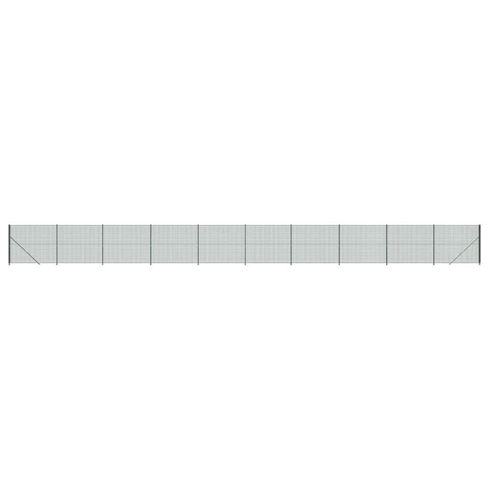 Gard plasă de sârmă cu bordură, verde, 2,2x25 m - WALTI WALTI