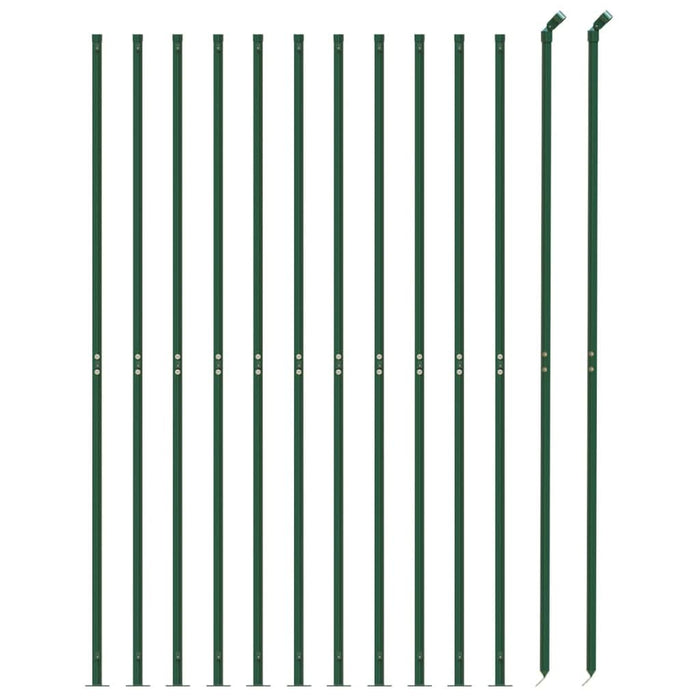 Gard plasă de sârmă cu bordură, verde, 2,2x25 m - WALTI WALTI