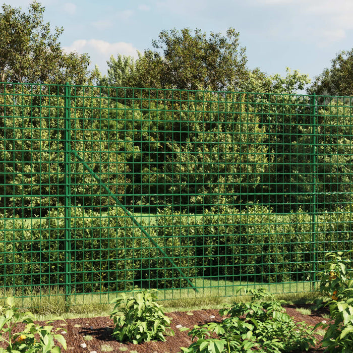 Gard plasă de sârmă cu bordură, verde, 2,2x10 m - WALTI WALTI