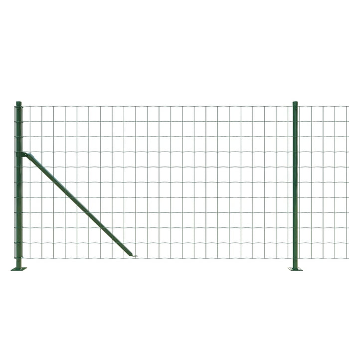 Gard plasă de sârmă cu bordură, verde, 0,8x25 m - WALTI WALTI