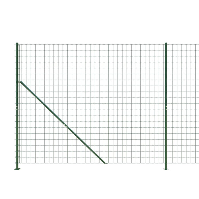 Gard plasă de sârmă cu bordură, verde, 2x25 m - WALTI WALTI