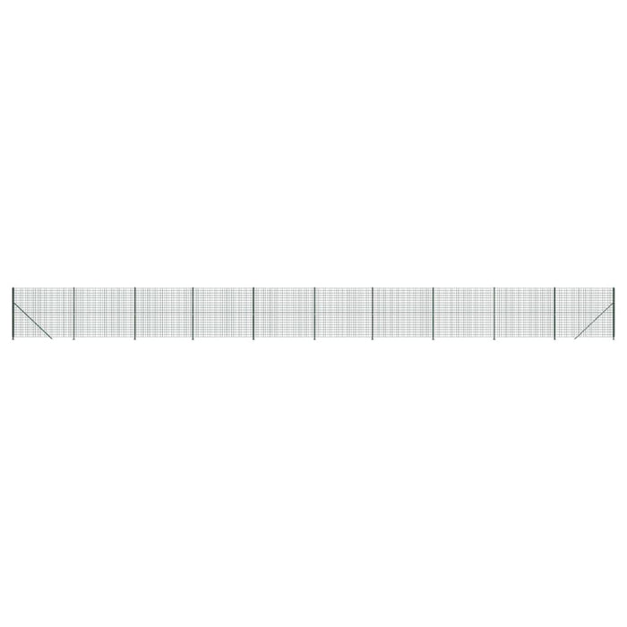 Gard plasă de sârmă cu bordură, verde, 2,2x25 m - WALTI WALTI