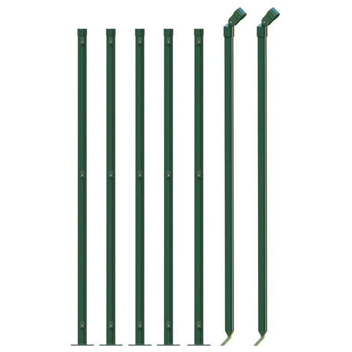 Gard plasă de sârmă cu bordură, verde, 1x10 m - WALTI WALTI