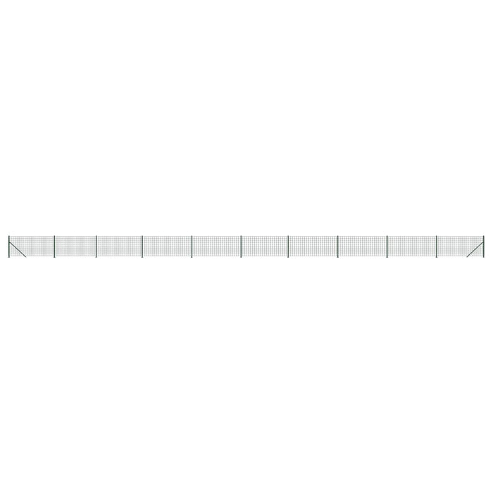 Gard plasă de sârmă cu bordură, verde, 1x25 m - WALTI WALTI