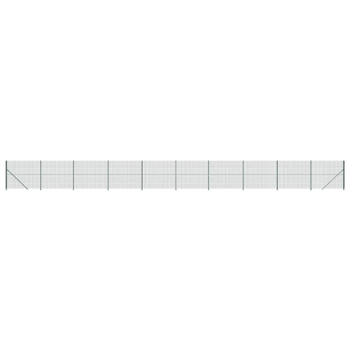 Gard plasă de sârmă cu bordură, verde, 1,4x25 m - WALTI WALTI