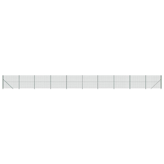 Gard plasă de sârmă cu bordură, verde, 1,8x25 m - WALTI WALTI
