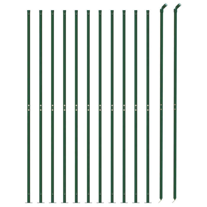 Gard plasă de sârmă cu bordură, verde, 1,8x25 m - WALTI WALTI