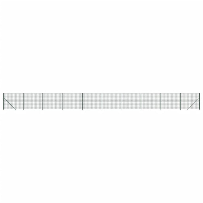 Gard plasă de sârmă cu bordură, verde, 2x25 m - WALTI WALTI