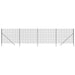 Gard plasă de sârmă, antracit, 2,2x10 m, oțel galvanizat - WALTI WALTI