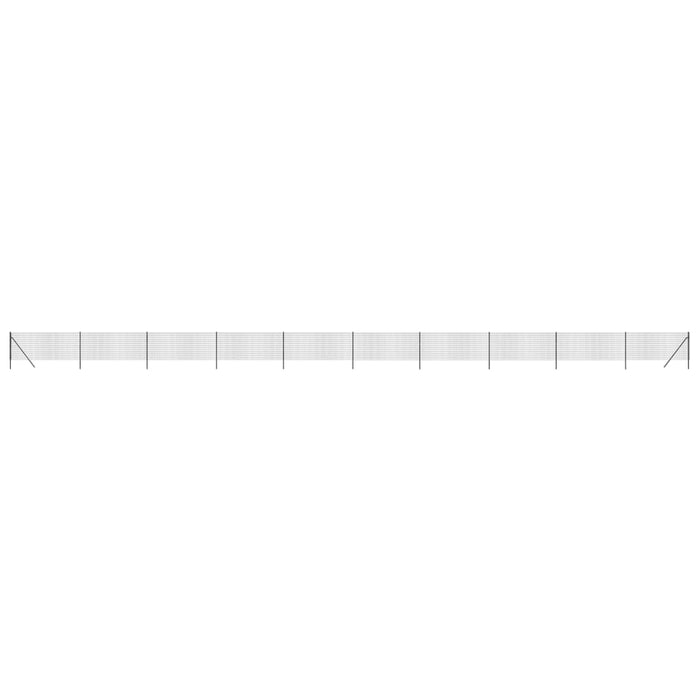 Gard plasă de sârmă, antracit, 0,8x25 m, oțel galvanizat - WALTI WALTI