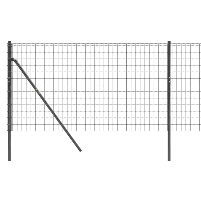 Gard plasă de sârmă, antracit, 1x25 m, oțel galvanizat - WALTI WALTI