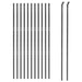 Gard plasă de sârmă, antracit, 2,2x25 m, oțel galvanizat - WALTI WALTI