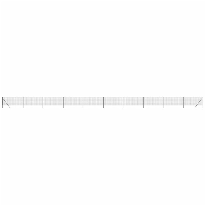 Gard plasă de sârmă, antracit, 0,8x25 m, oțel galvanizat - WALTI WALTI