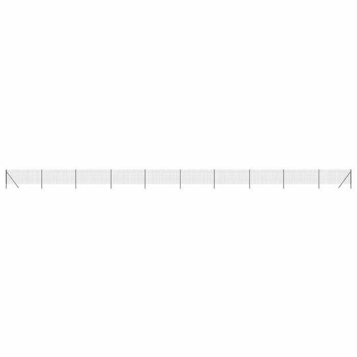 Gard plasă de sârmă, antracit, 0,8x25 m, oțel galvanizat - WALTI WALTI