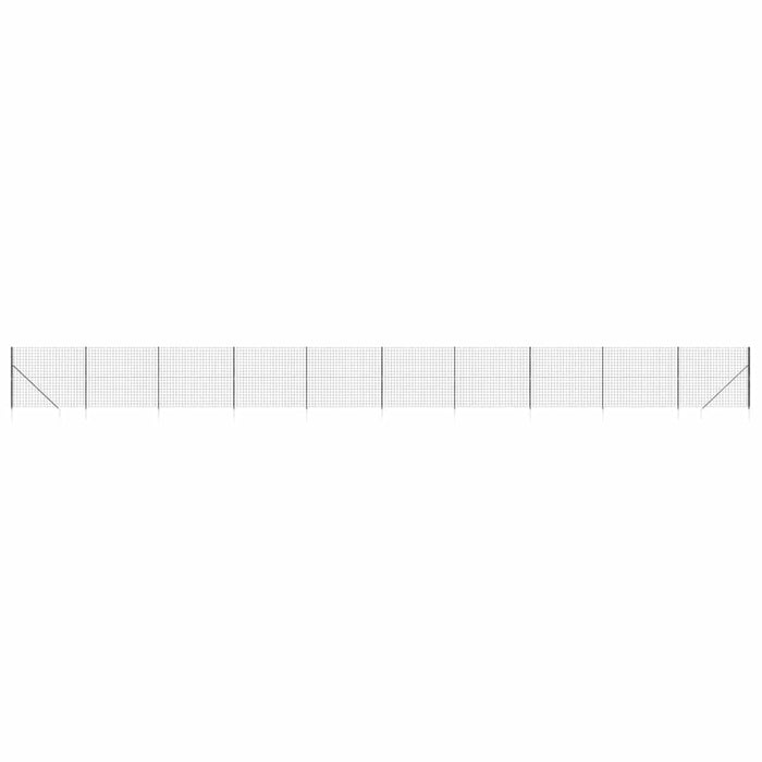 Gard plasă de sârmă cu țăruși de fixare, antracit, 1,4x25 m - WALTI WALTI