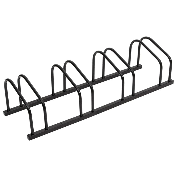Suport de biciclete, pentru 4 biciclete, negru, oțel - WALTI WALTI