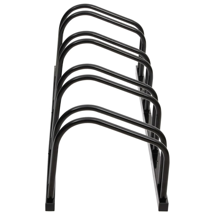 Suport de biciclete, pentru 4 biciclete, negru, oțel - WALTI WALTI