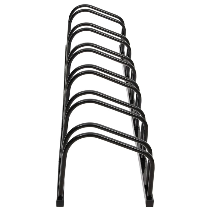 Suport de biciclete, pentru 6 biciclete, negru, oțel - WALTI WALTI