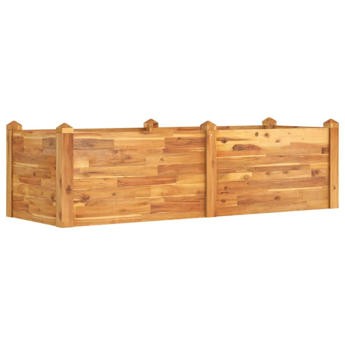 Pat înălțat de grădină 160x60x44 cm, lemn masiv de acacia - WALTI WALTI