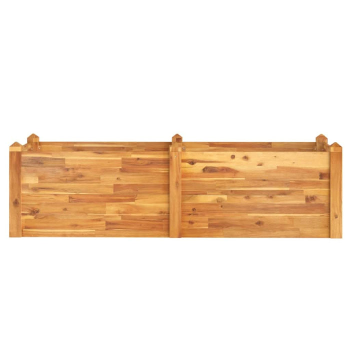 Pat înălțat de grădină 160x60x44 cm, lemn masiv de acacia - WALTI WALTI