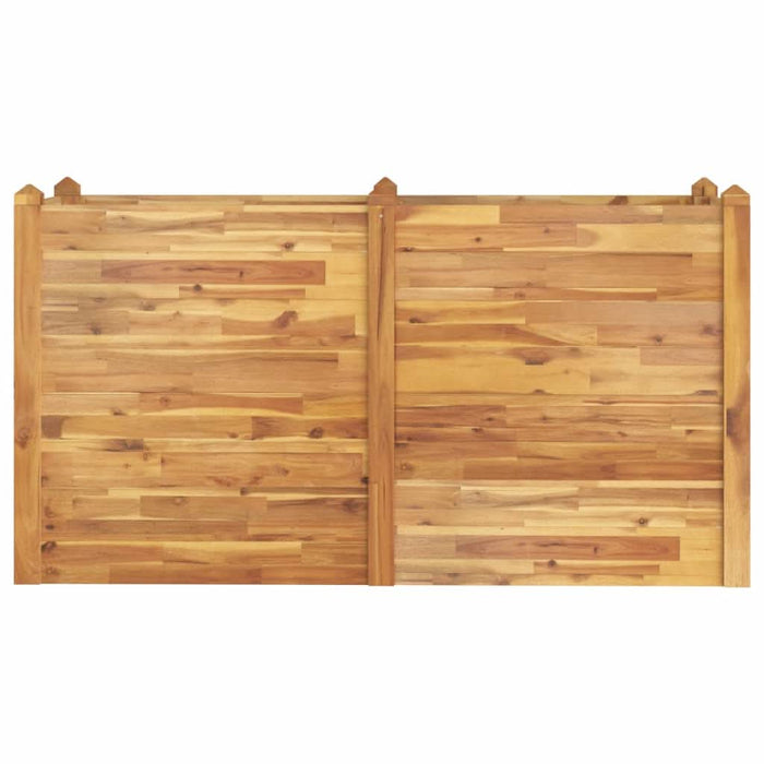Pat înălțat pentru grădină, 160x60x84 cm, lemn masiv de acacia - WALTI WALTI