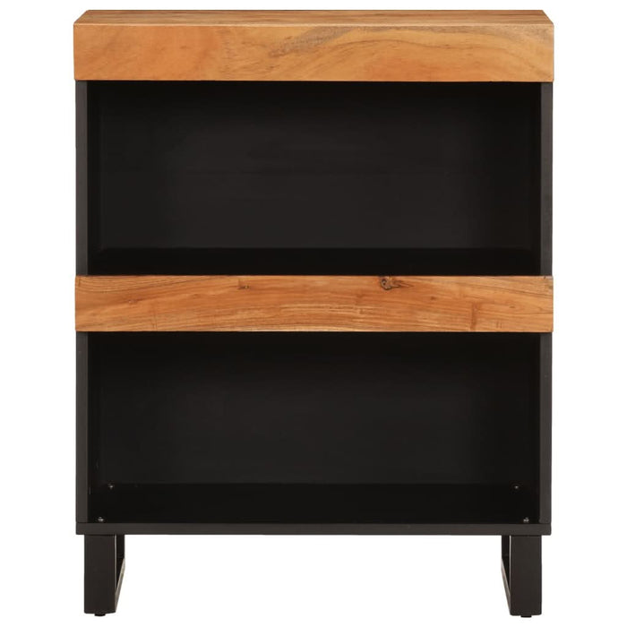 Dulap lateral, 60x33x75 cm, lemn masiv de acacia - WALTI WALTI