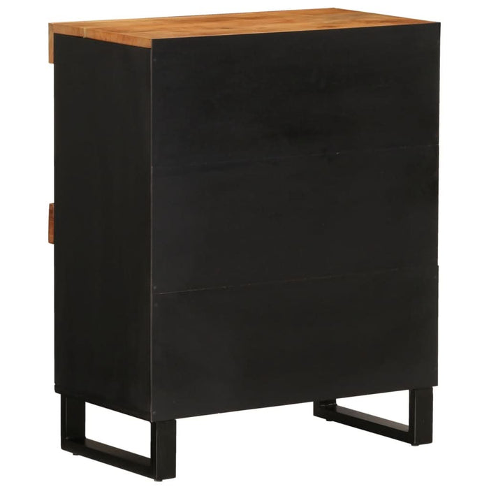 Dulap lateral, 60x33x75 cm, lemn masiv de acacia - WALTI WALTI