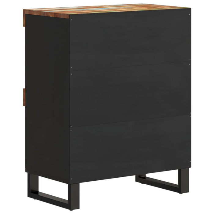 Dulap lateral, 60x33x75 cm, lemn masiv recuperat - WALTI WALTI