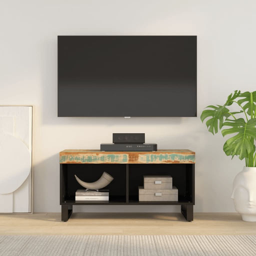 Comodă TV, 85x33x43,5 cm, lemn masiv reciclat - WALTI WALTI